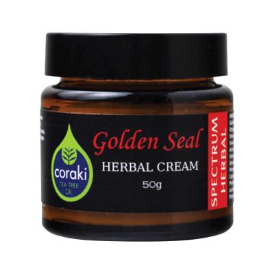 Spectrum Herbal Herbal Cream Golden Seal with Coraki Tea Tree Oil 50g